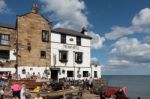 The Bay Hotel In Robin Hood's Bay North Yorkshire Stock Photo