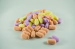 Vitamin C Tablets. Selective Focus Stock Photo