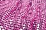 Texture Pink Sequins Stock Photo