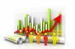 Economical Business Chart And Graph Stock Photo