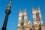 View Of Westminster Abbey Stock Photo