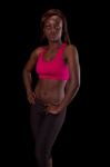 Young Fit African Woman Stock Photo