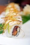 Fresh Sushi Choice Combination Assortment Selection Stock Photo