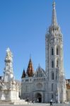 Matthias Church Budapest Stock Photo