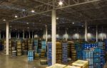 Interior Of New Large And Modern Warehouse Space Stock Photo