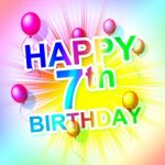 Happy Birthday Represents Fun Celebration And Celebrations Stock Photo