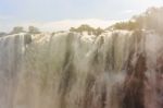 Victoria Falls In Zimbabwe Stock Photo