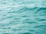 Blue Sea Water Background Stock Photo