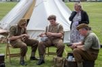 Wartime Re-enactment At Shoreham Airshow Stock Photo