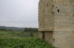 Ancient Building In Israel With Green View	 Stock Photo