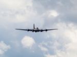 Memphis Belle Boeing B 17 Sally B Bomber Flying Over Biggin Hill Stock Photo