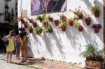 Street Scene Plaza Fernando Alcala In Marbella Stock Photo