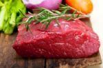 Fresh Raw Beef Cut Ready To Cook Stock Photo