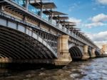 View Of Blackfriars Bridge Stock Photo