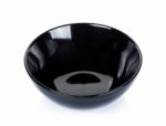 Black Bowl Isolated On A White Background Stock Photo