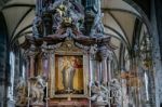 Detail View Of St Stephans Cathedral In Vienna Stock Photo