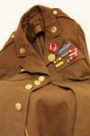 Old Army Jacket Stock Photo