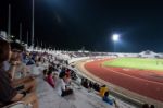 The Soccer Fans In The 700th Anniversary Stadium Stock Photo