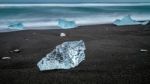 View Of Jokulsarlon Beach Stock Photo