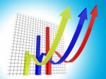 Business Graph Means Trend Statistics And Forecast Stock Photo