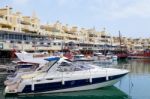 Benalmadena, Andalucia/spain - May 9 : View Of The Marina At Ben Stock Photo