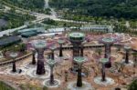 New Botanical Gardens Under Construction In Singapore Stock Photo