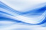 Blue Curved Abstract Background Stock Photo