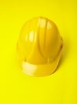 Yellow Hard Hat Stock Photo