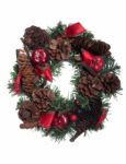 Christmas Wreath Stock Photo