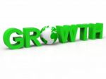 Financial Growth Means Expansion Development And Growing Stock Photo