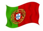 Flag Of Portugal Stock Photo