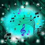 Green Music Background Means Jazz Soul Or Cds
 Stock Photo