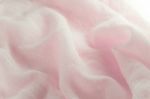 Soft Pink Fabric Stock Photo