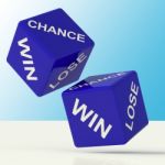 Chance Win Lose Dice Stock Photo