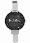 Wristwatch, Welcome To Holiday Stock Photo