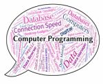 Computer Word Indicates Software Development And Application Stock Photo