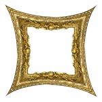 Gold Picture Frame Stock Photo