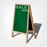 Storefront Chalkboard Labels Stock Photo