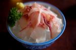 Cold Carp Sashimi Stock Photo