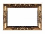 Retro Revival Old Gold Frame Stock Photo