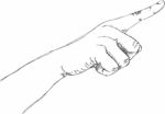 Doodle Hand Stock Photo