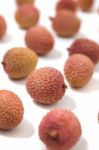 Bunch Of Lychee Fruits Stock Photo