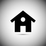 House Icon.  Illustration Stock Photo