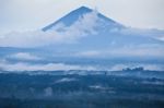 Bali Volcano Stock Photo