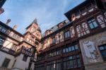 Sinaia, Wallachia/romania - September 21 : Exterior View Of Pele Stock Photo