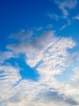 Dramatic Cloudy Sky Stock Photo