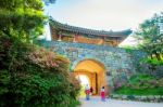 Namhansanseong Fortress In South Korea, Unesco World Heritage Site Stock Photo