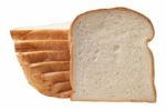 Sliced Bread Isolated Stock Photo