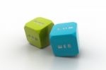 Two Dice Stock Photo