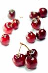 Red Cherries Stock Photo